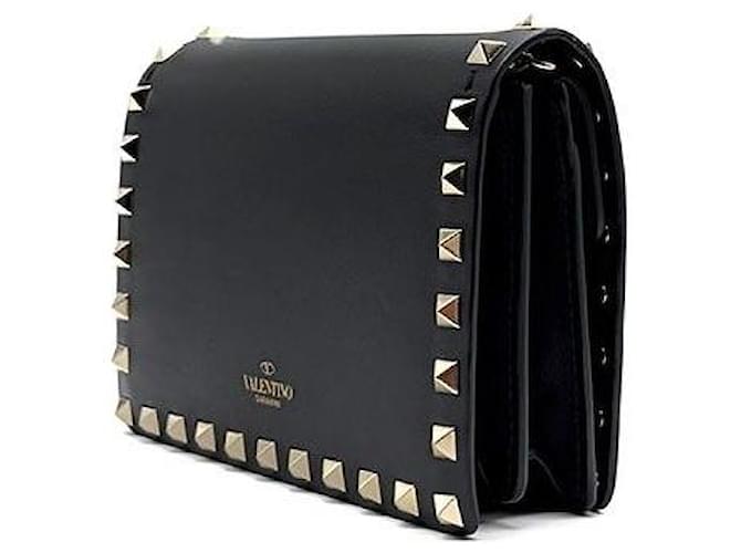 Valentino Borsa a tracolla Rockstud Mini Chain Nero - vista 2