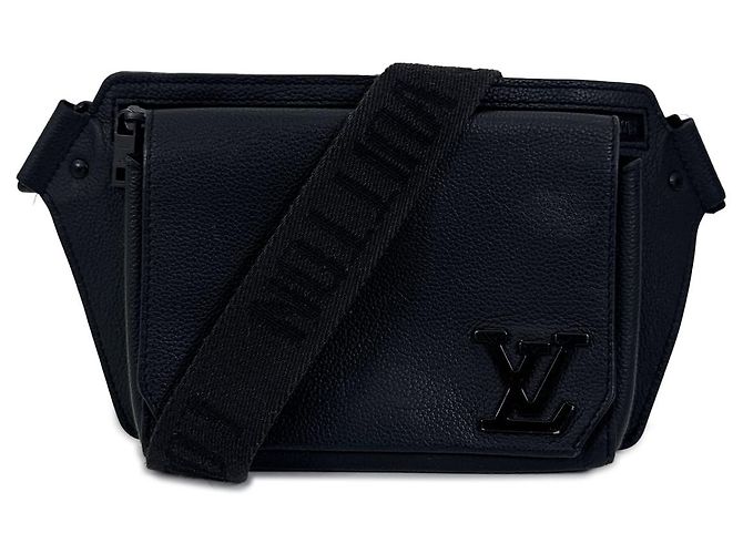 Louis Vuitton Borsa Sling Aeroagram Takeoff Black - vista 2