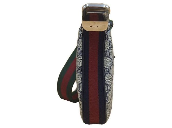 Gucci Borsa a tracolla piccola Attache GG Supreme Canvas Brown Marrone - vista 3