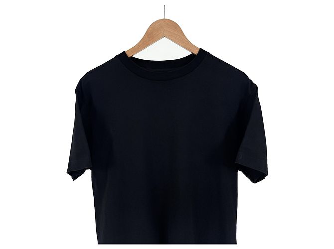 Jil Sander Bio-Baumwoll-T-Shirt mit Logo-Patch für Herren - Schwarz - Ansicht 6