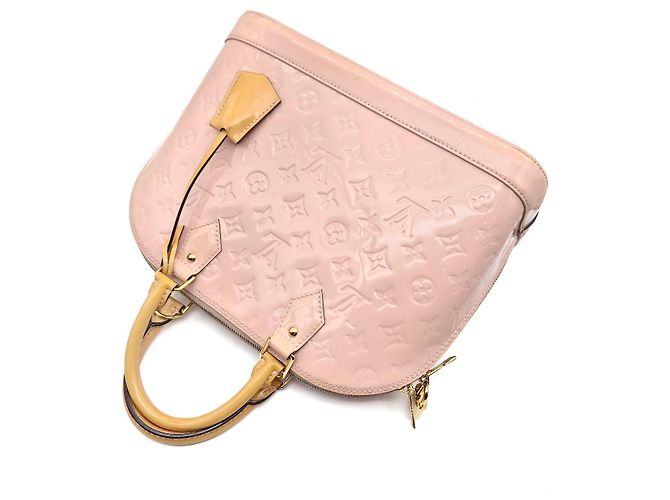 Louis Vuitton Alma PM Borsa Tote in pelle rosa - vista 4