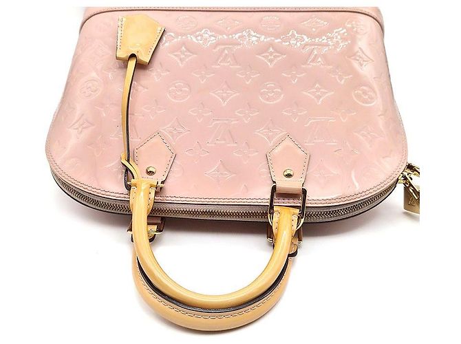 Louis Vuitton Alma PM Borsa Tote in pelle rosa - vista 6