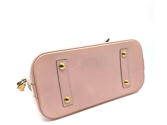 Louis Vuitton Alma PM Borsa Tote in pelle rosa - vista 7