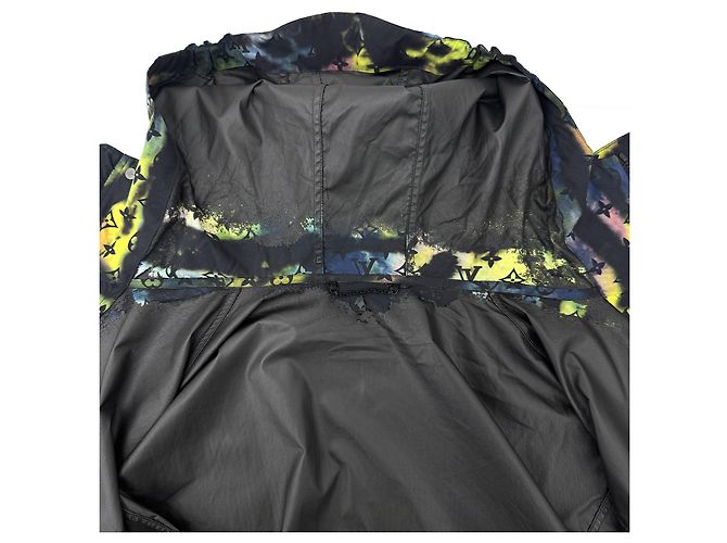 Louis Vuitton Giacca a vento tecnica tie-dye multicolore monogramma da uomo - vista 11