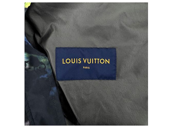 Louis Vuitton Giacca a vento tecnica tie-dye multicolore monogramma da uomo - vista 12