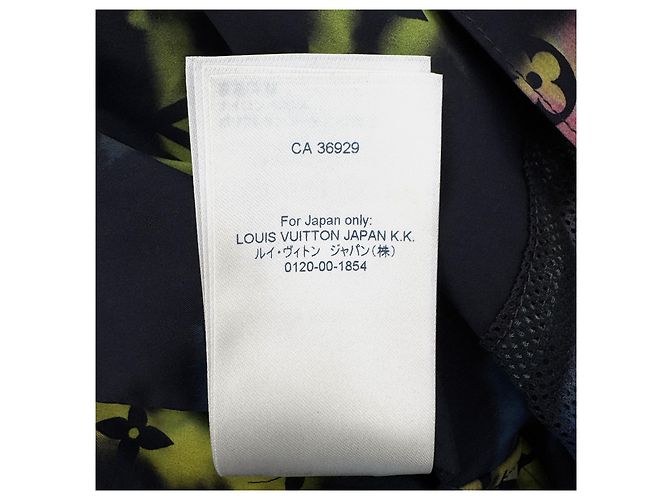 Louis Vuitton Giacca a vento tecnica tie-dye multicolore monogramma da uomo - vista 15