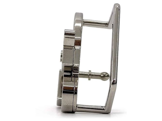 Dior Oblique Gürtelschnalle Ruthenium-Finish Silber - Ansicht 5