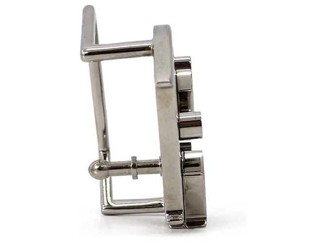 Dior Oblique Gürtelschnalle Ruthenium-Finish Silber - Ansicht 6