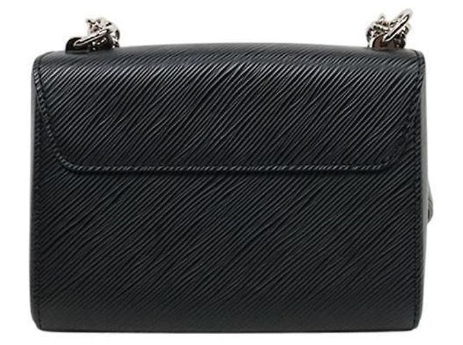Louis Vuitton Twist PM Schultertasche aus schwarzem Épi-Leder - Ansicht 3