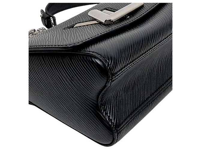Louis Vuitton Twist PM Schultertasche aus schwarzem Épi-Leder - Ansicht 5