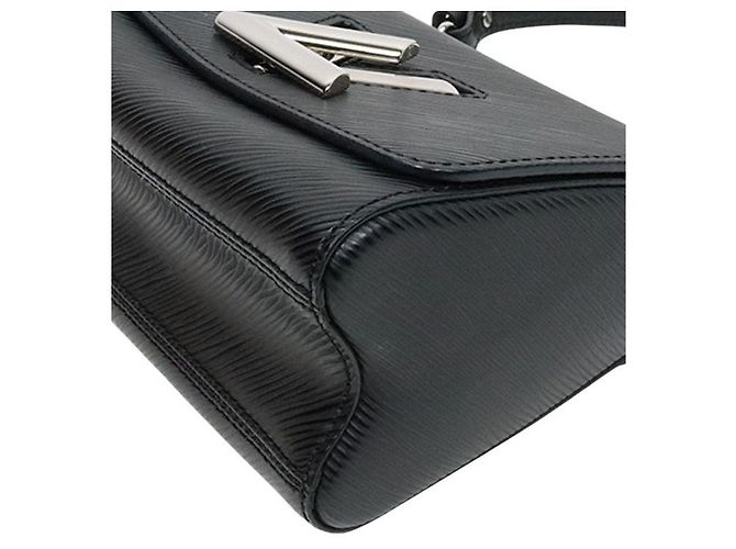 Louis Vuitton Twist PM Schultertasche aus schwarzem Épi-Leder - Ansicht 6