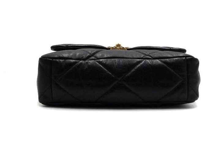 Chanel Borsa Tote con patta e borsa a tracolla con catena, Nero, Large - vista 8