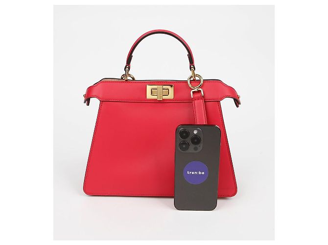Fendi Borsa a spalla piccola Peekaboo Iseeu Rosa - vista 10