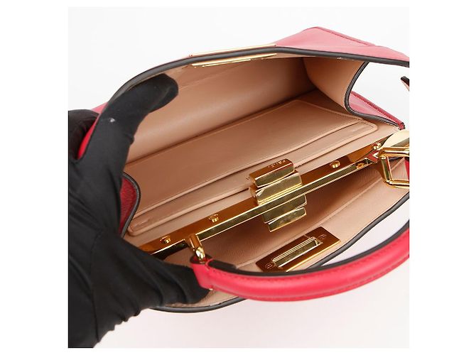 Fendi Borsa a spalla piccola Peekaboo Iseeu Rosa - vista 11