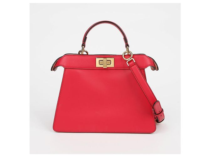 Fendi Borsa a spalla piccola Peekaboo Iseeu Rosa - vista 5