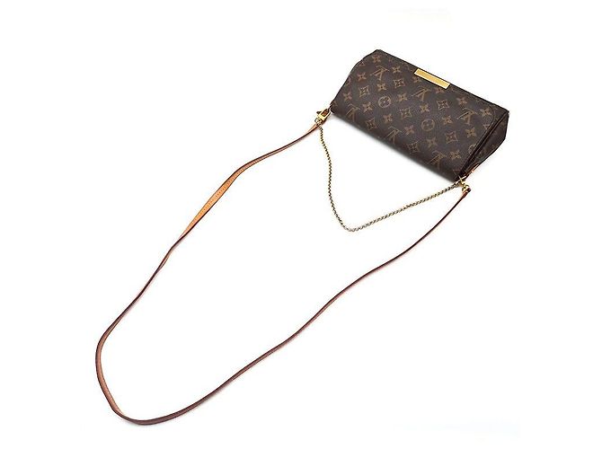 Louis Vuitton Monogram Favorite MM Borsa marrone - vista 4