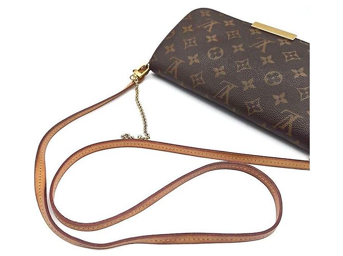 Louis Vuitton Monogram Favorite MM Borsa marrone - vista 5