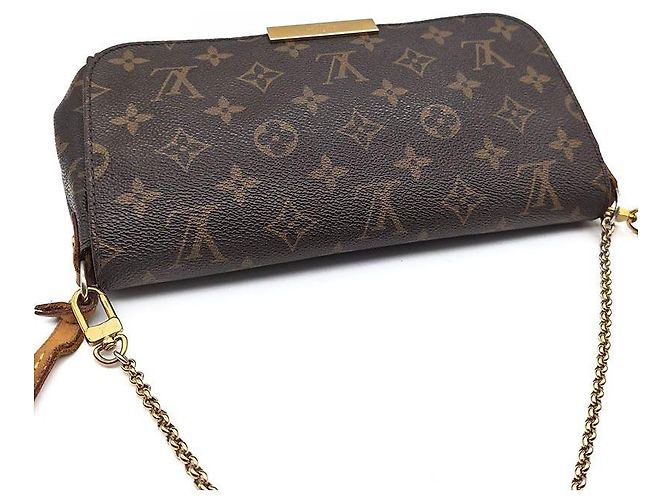 Louis Vuitton Monogram Favorite MM Borsa marrone - vista 6