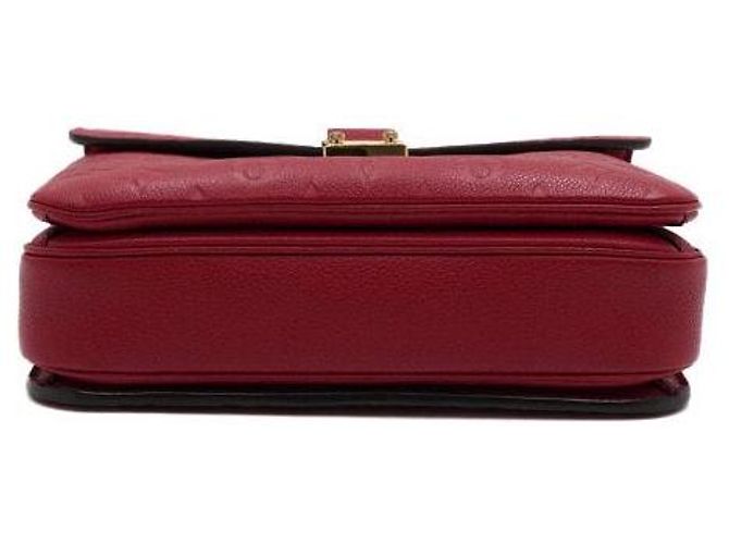 Louis Vuitton Borsa a tracolla e crossbody Pochette Metis Monogram Empreinte Rosso - vista 7