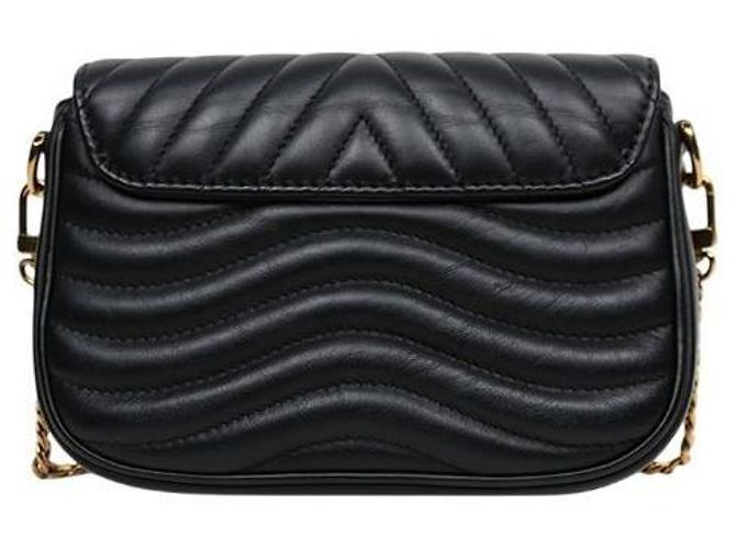 Louis Vuitton Borsa a tracolla Multi Pochette New Wave Nera Nero - vista 3