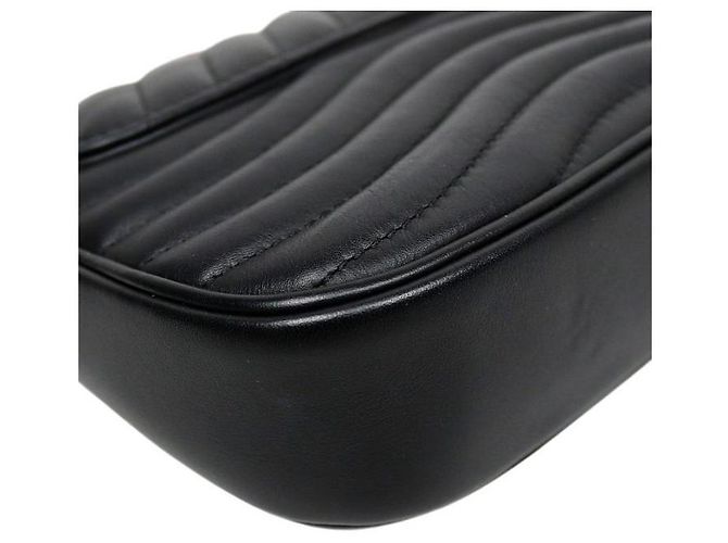 Louis Vuitton Borsa a tracolla Multi Pochette New Wave Nera Nero - vista 6
