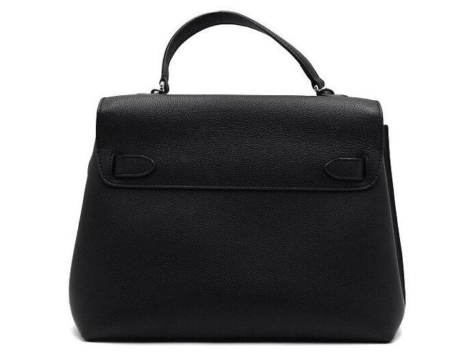Louis Vuitton Borsa Tote e Borsa a Tracolla Lockme Ever MM in Noir Black Nero - vista 5
