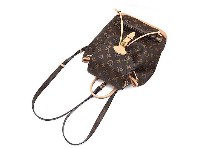 Louis Vuitton Monogram Montsouris Rucksack PM Braun - Ansicht 4