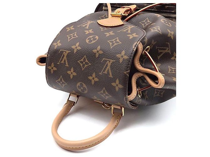 Louis Vuitton Monogram Montsouris Rucksack PM Braun - Ansicht 5