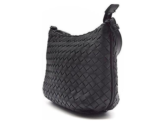 Borsa a tracolla Bottega Veneta in mesh nera Nero - vista 2