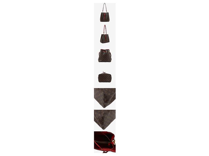 Néonoé Louis Vuitton NeoNoe MM Monogram Coclico Red Marrone - vista 2