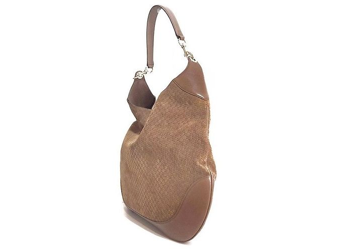 Gucci Bolsa de Ombro Maxi em camurça - vista 2