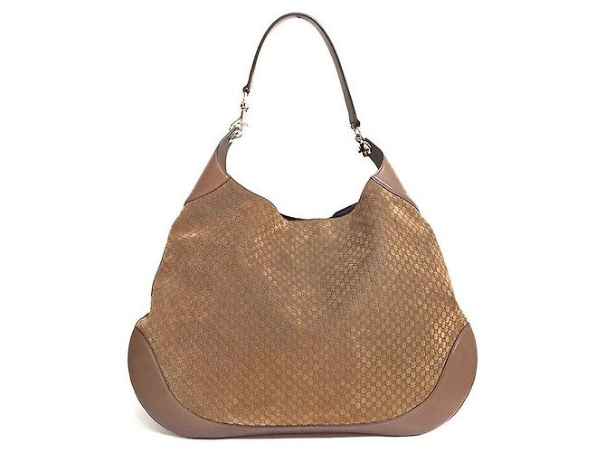 Gucci Bolsa de Ombro Maxi em camurça - vista 3