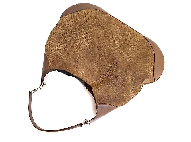 Gucci Bolsa de Ombro Maxi em camurça - vista 4