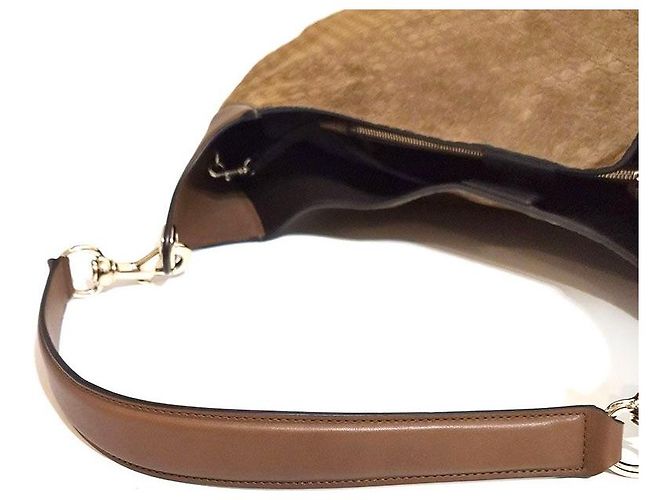 Gucci Bolsa de Ombro Maxi em camurça - vista 5