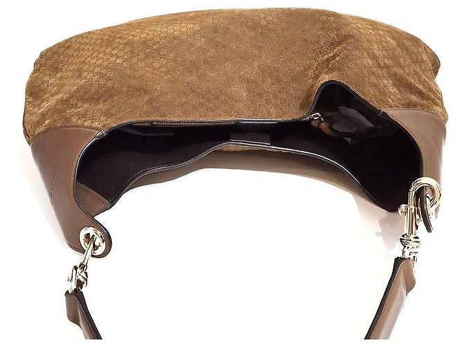 Gucci Bolsa de Ombro Maxi em camurça - vista 6