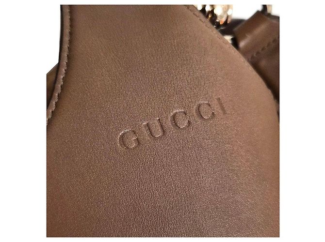 Gucci Bolsa de Ombro Maxi em camurça - vista 8
