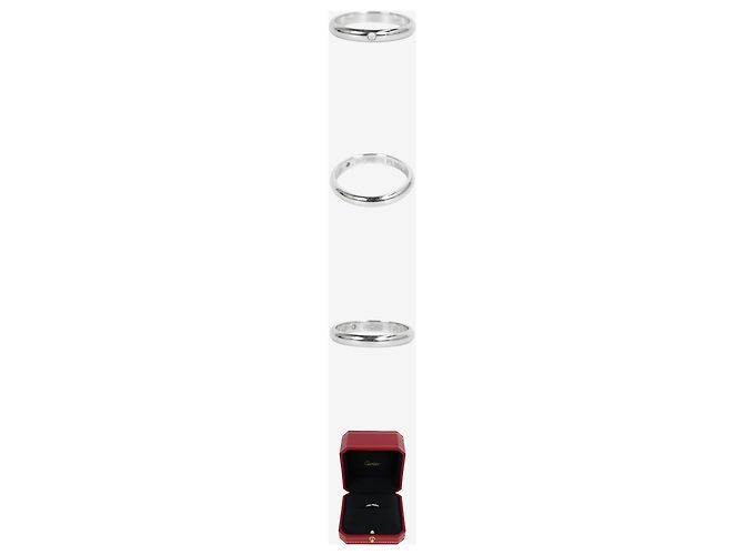 Cartier Anillo de diamantes Plata - vista 2