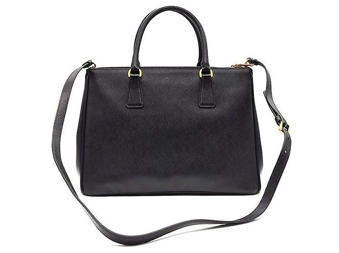 Prada Borsa Tote e a Tracolla Saffiano Lux Nero - vista 3