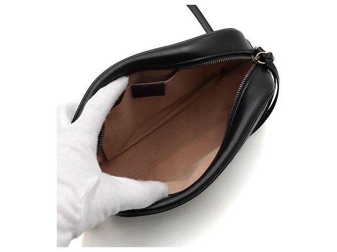 Marmont Gucci Pequena mala de ombro e crossbody matelassé com corrente - vista 5