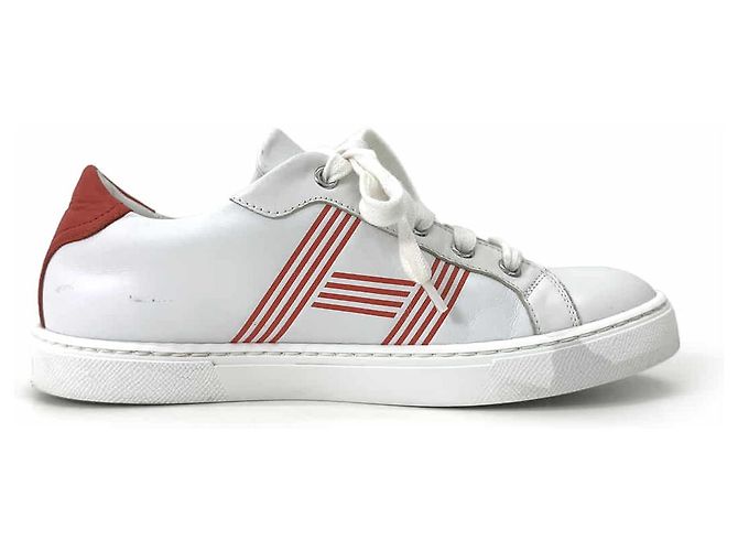 Hermès Sneakers Advantage Avantgarde White Orange Bianco - vista 2