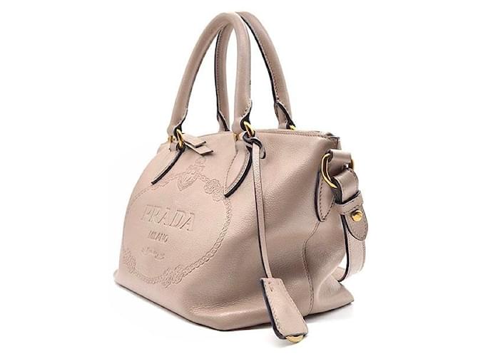 Prada Borsa tote e a tracolla Grace in vitello Rosa - vista 2