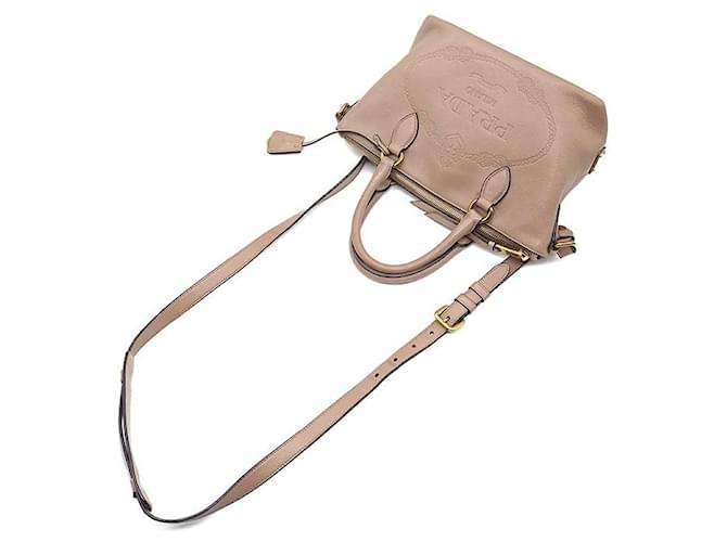 Prada Borsa tote e a tracolla Grace in vitello Rosa - vista 4