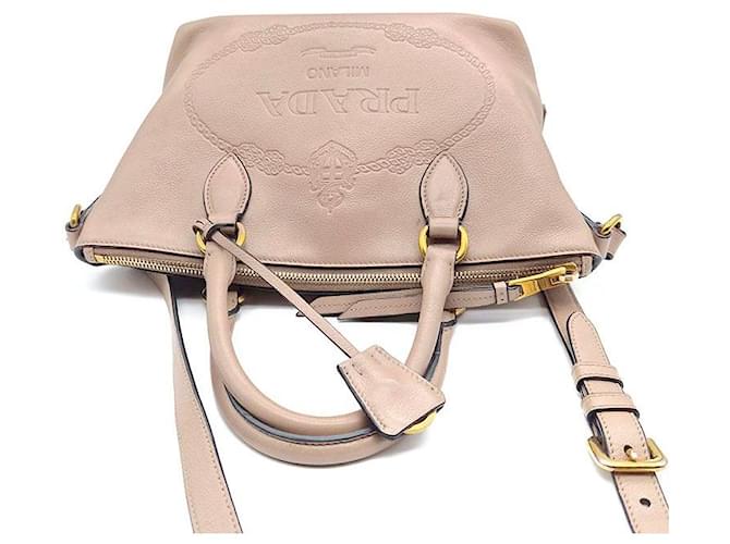 Prada Borsa tote e a tracolla Grace in vitello Rosa - vista 6