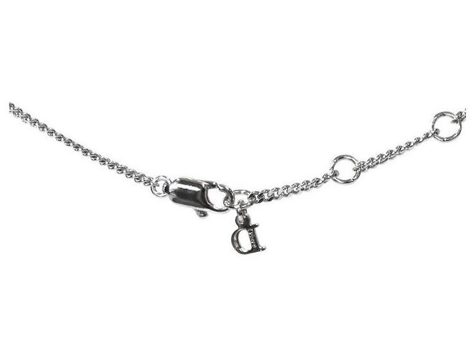 Dior Collana CD Ribbon in Zirconia Argentata - vista 4