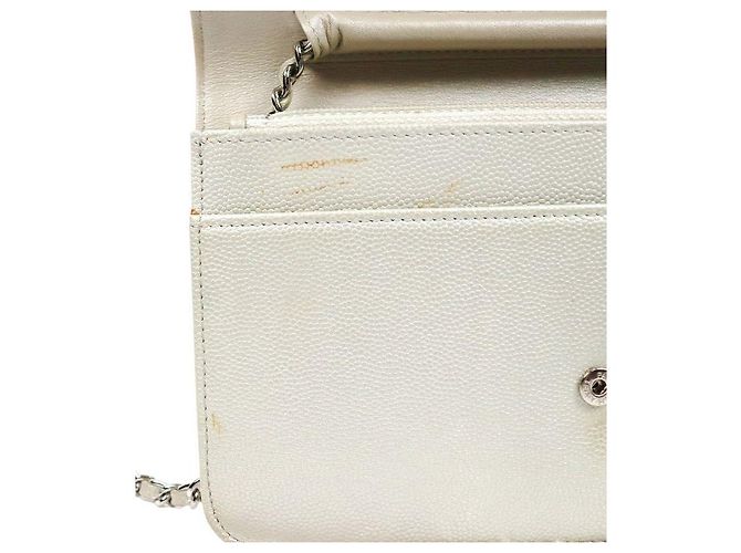 Chanel Silver WOC Chain Crossbody Bag Silvery - view 10