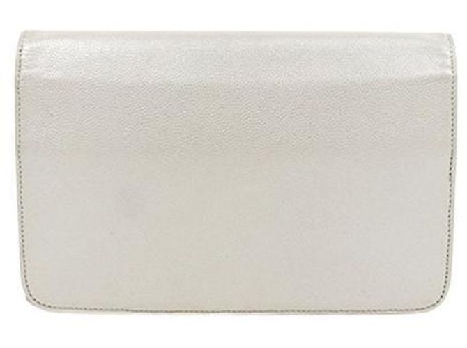 Chanel Silver WOC Chain Crossbody Bag Silvery - view 3