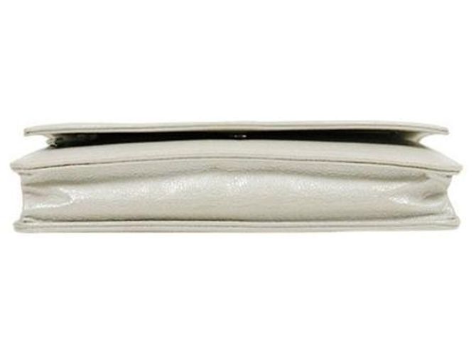 Chanel Silver WOC Chain Crossbody Bag Silvery - view 4