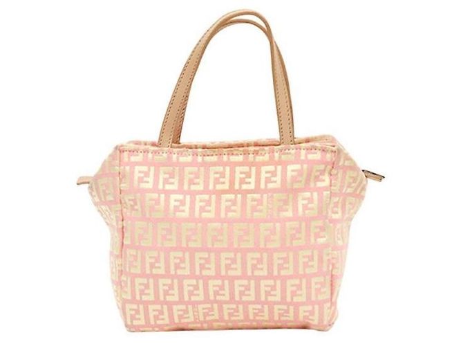 Fendi Zucchino Tote Bag Rosa - Ansicht 3