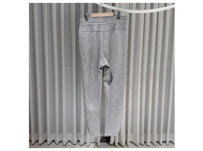 Brunello Cucinelli Cotton Gray Banded Training Pants Brown - view 5