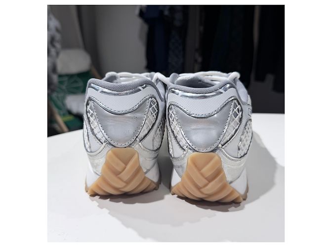 Bottega Veneta Sneakers Orbit Silver White Bianco - vista 4